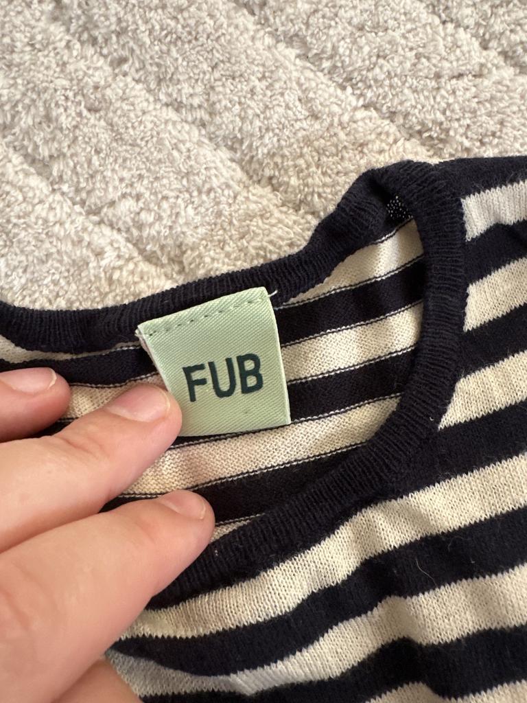FUBstribet kjole str. 100