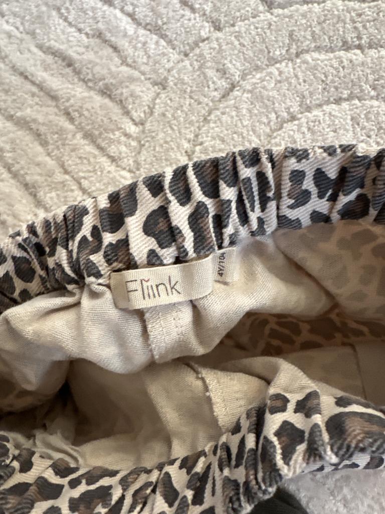 Flink leopard bukser