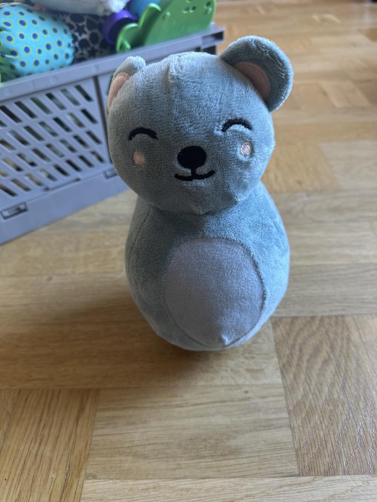 Babylegetøj blå bamse