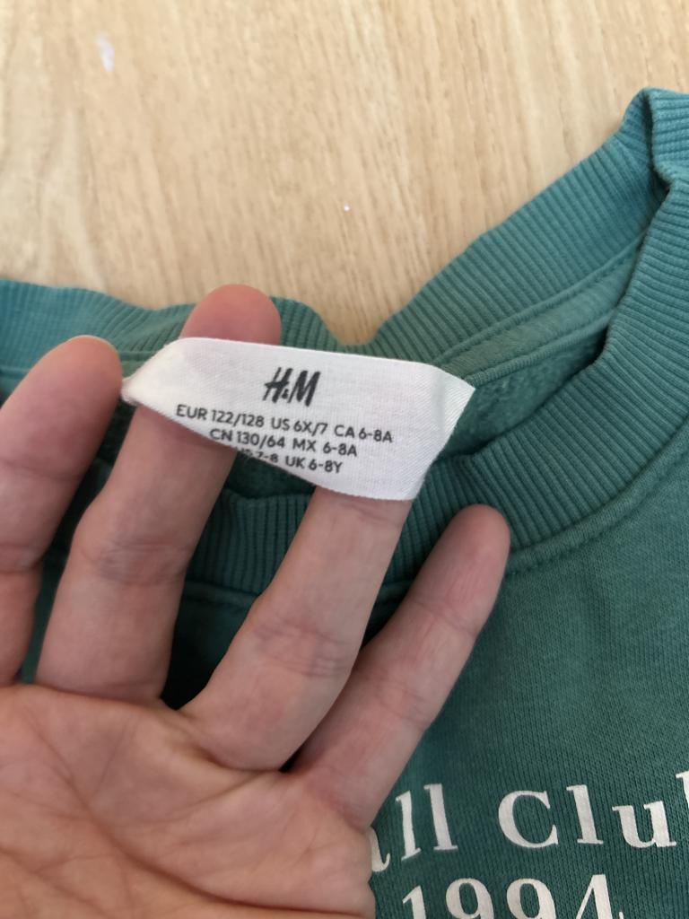 H&M sweatshirt grøn 122