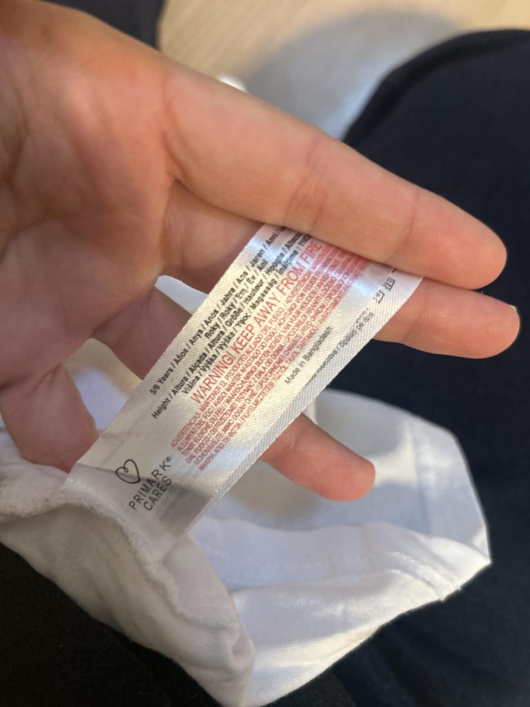 Primark undertrøje 110