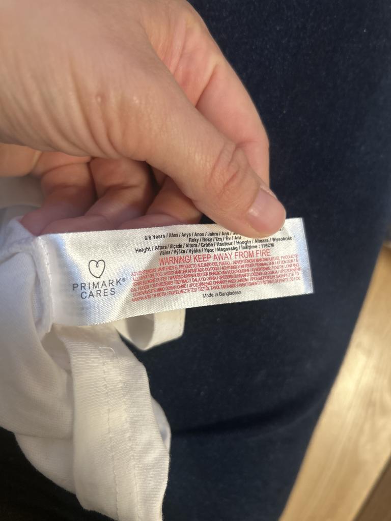 Primark undertrøje 110