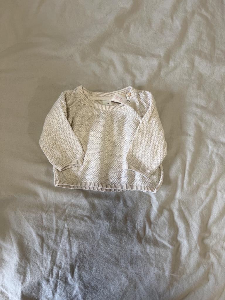 Beige striksæt H&M