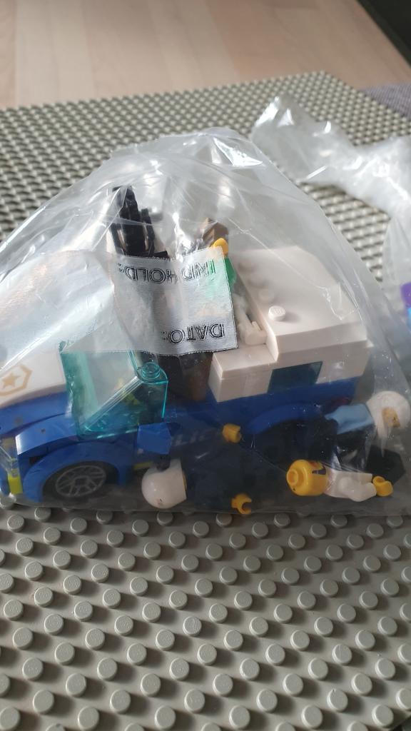 Lego politi, motorc, figur