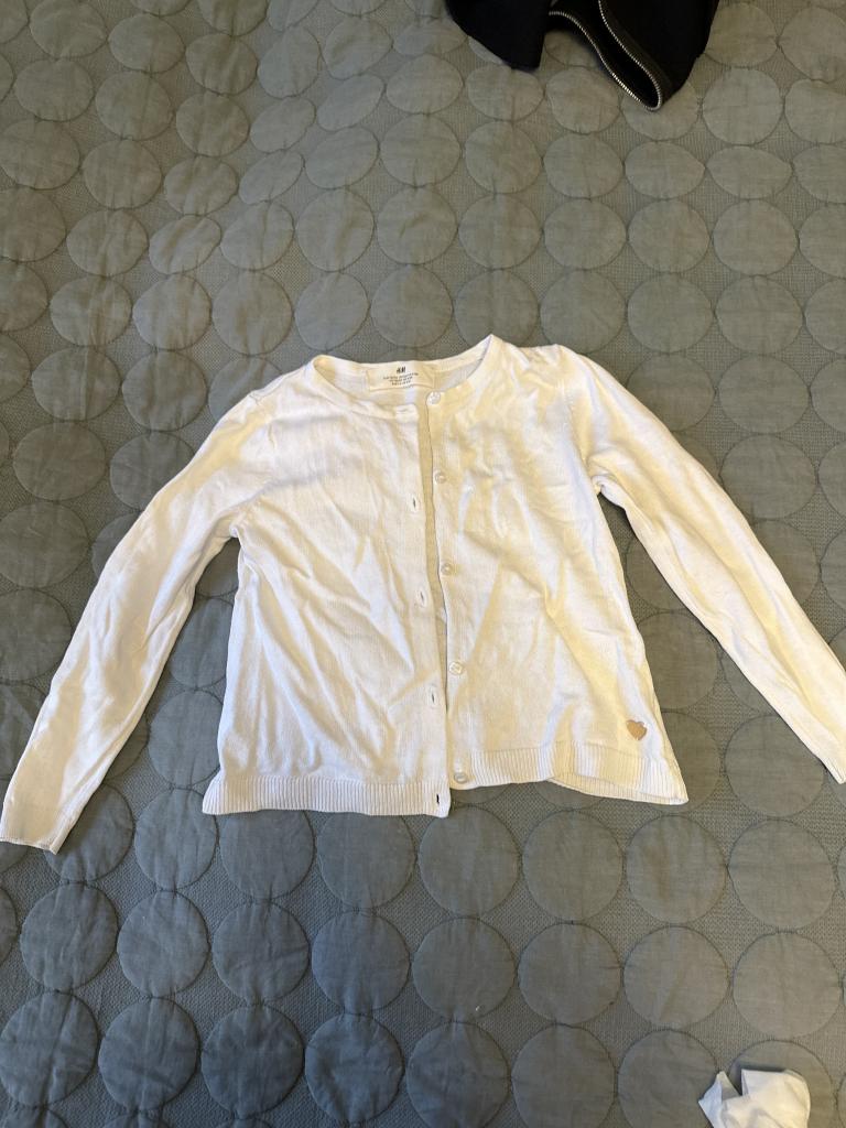 H&M hvid cardigan
