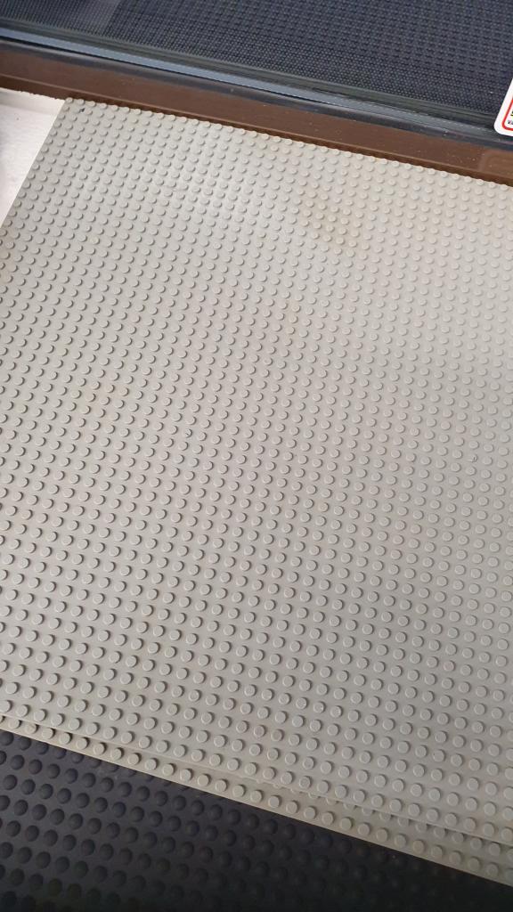 GRÅ Lego plade