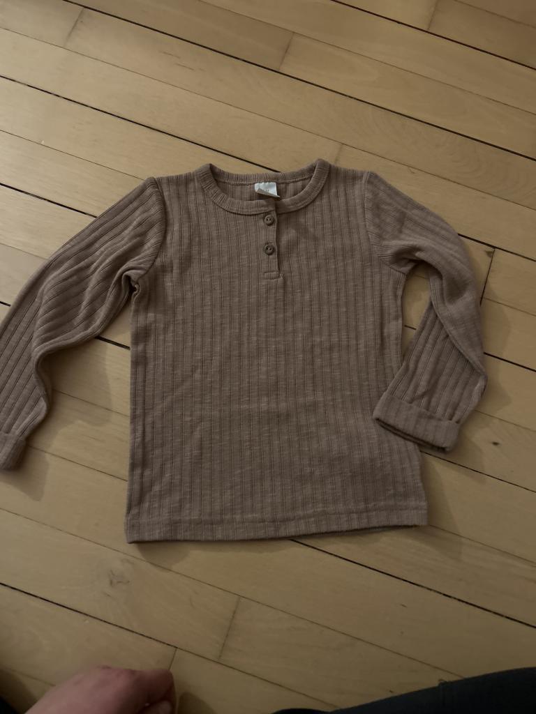 H&M bluse brun 92