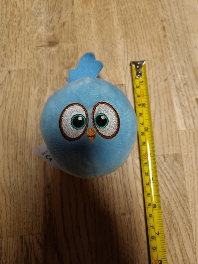 Blå Angry Birds bamse