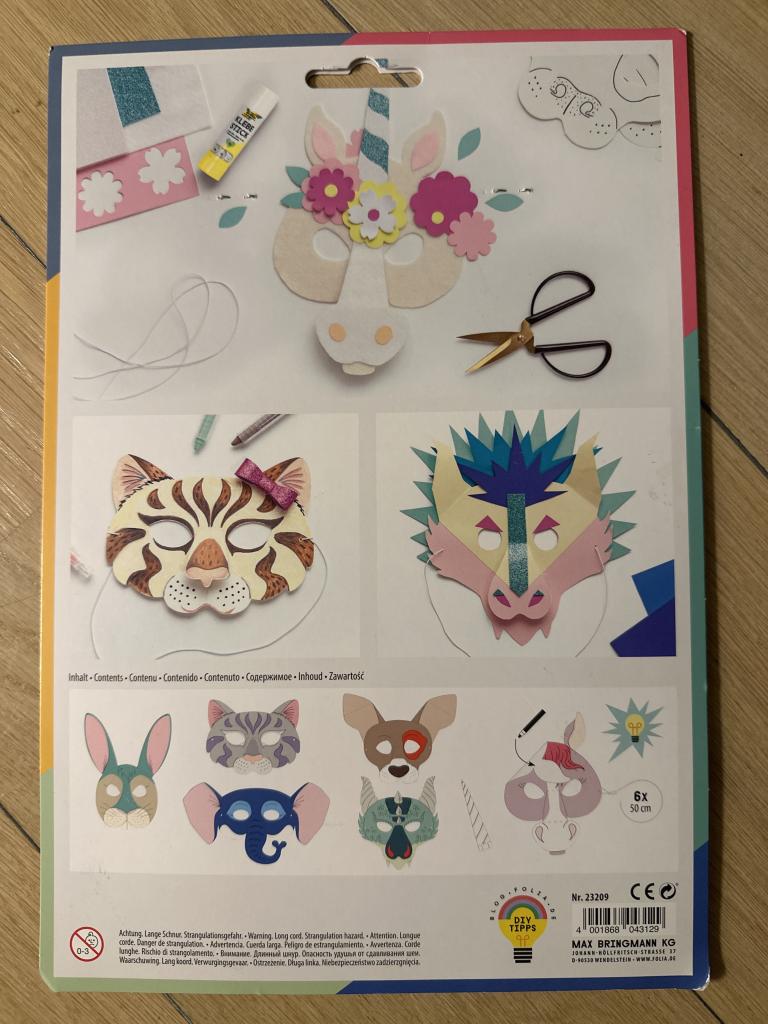 Folia sæt “maske” NY
