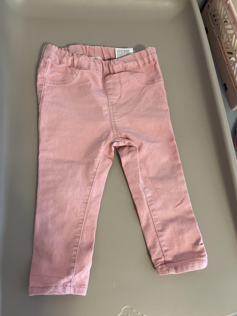H&M rosa jeans 80