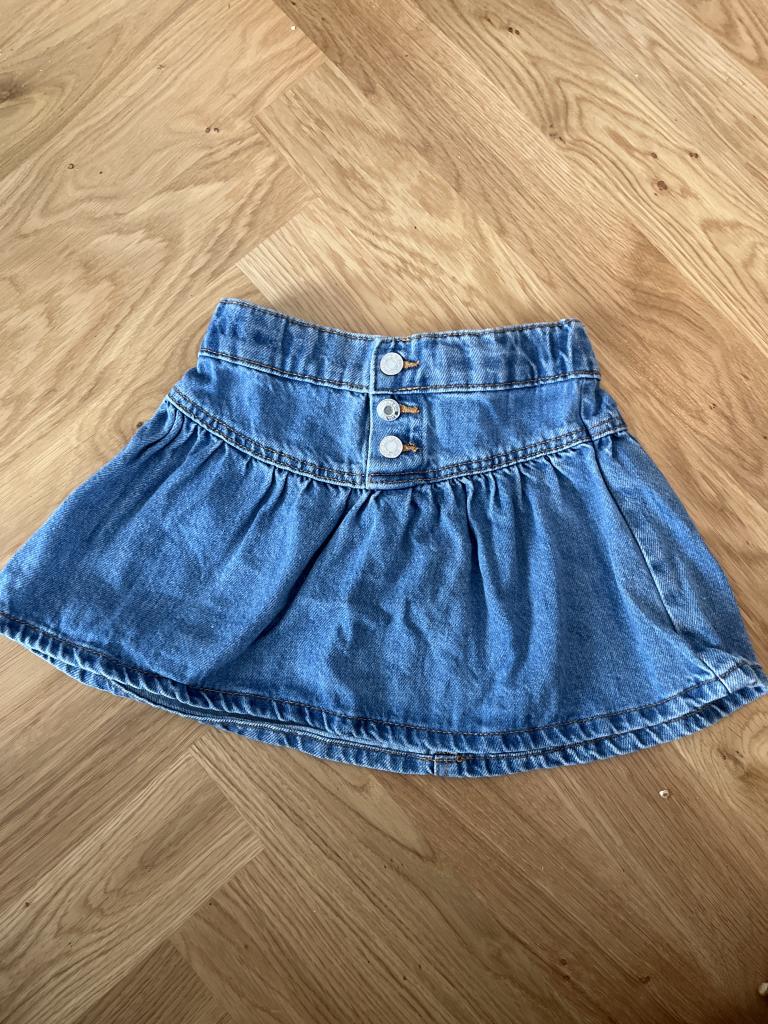 Zara denim nederdel 104