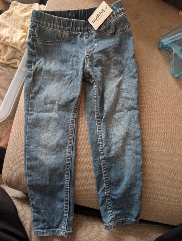 Blå jeggings str. 92 h&m