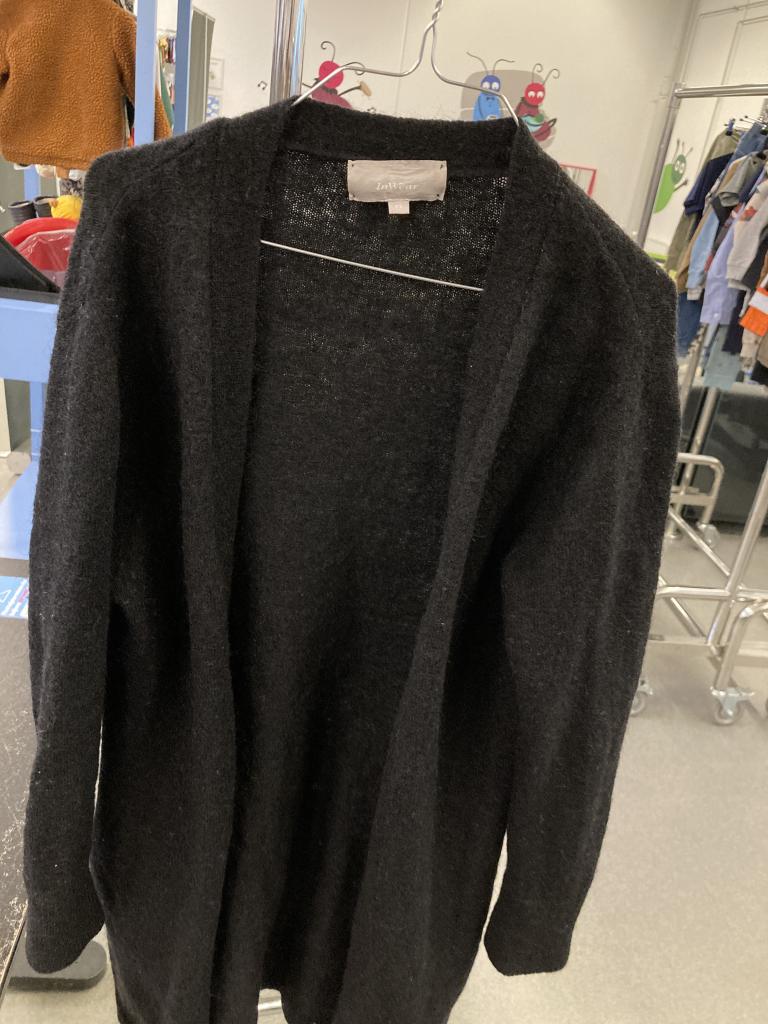 Cardigan i uld, lang