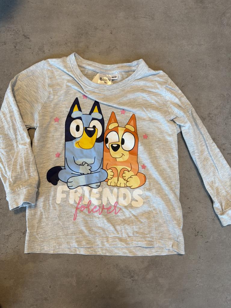 Bluey langarmet bluse