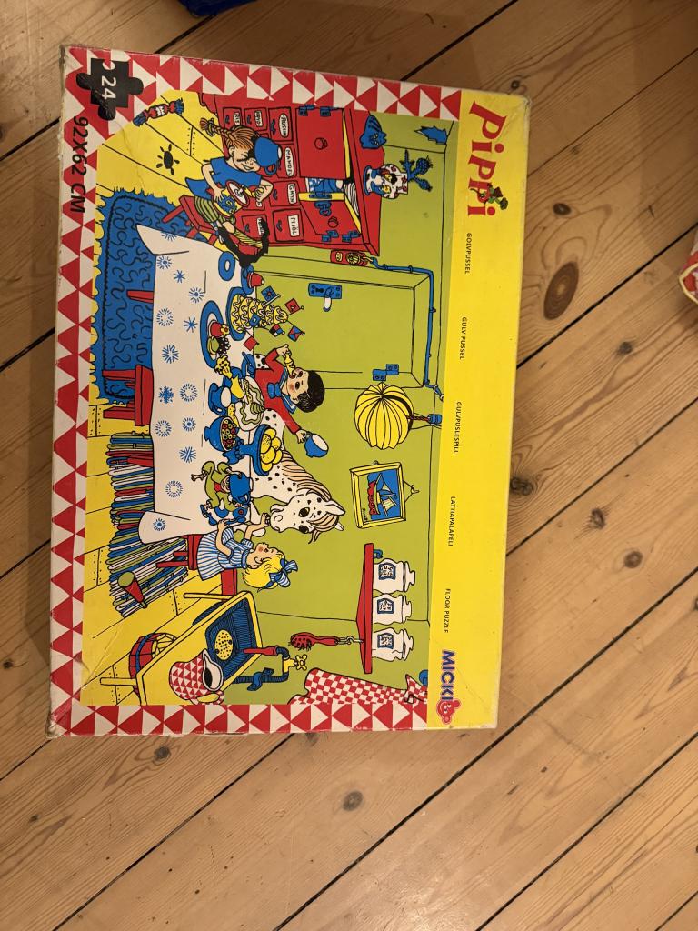 Pippi stort gulvpuslespil