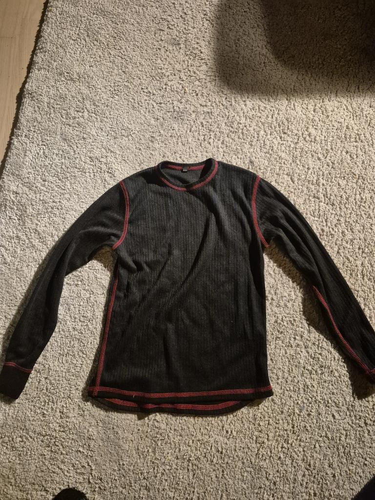 Sort termobluse 98/104
