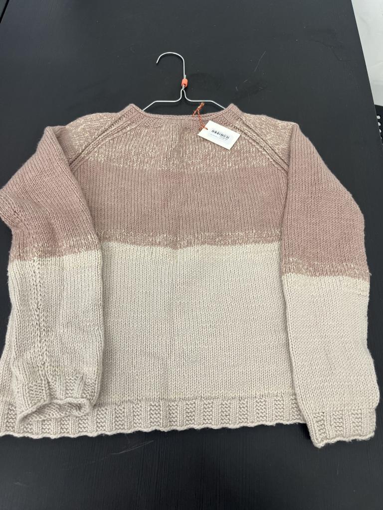 uld sweater 2 farvet 128