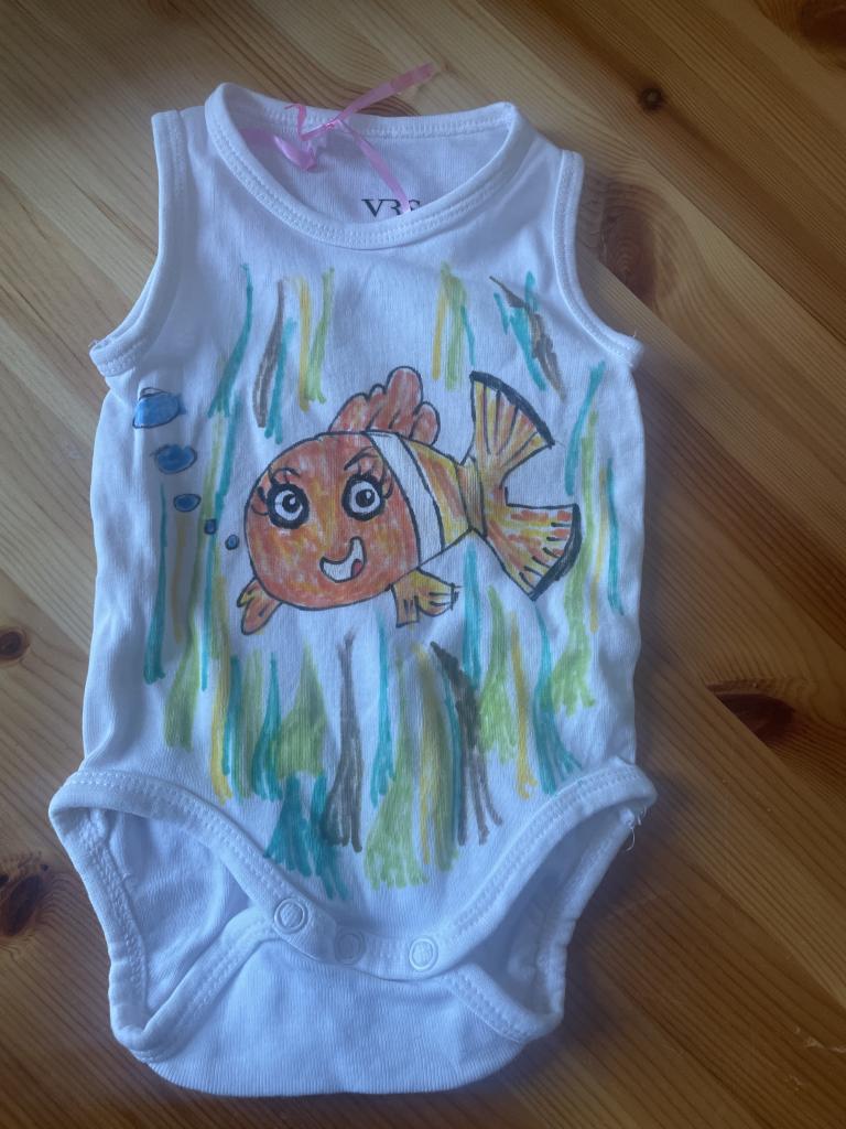 Babyshower Body 62 fisk