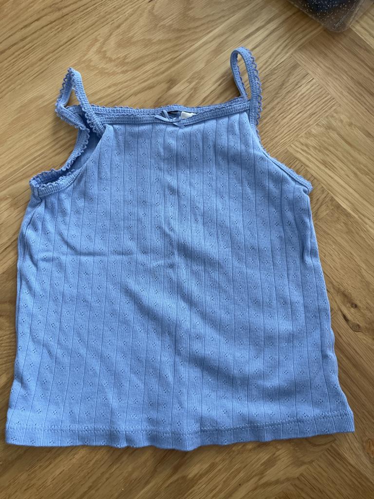 Blå undertrøje 2-3 H&M