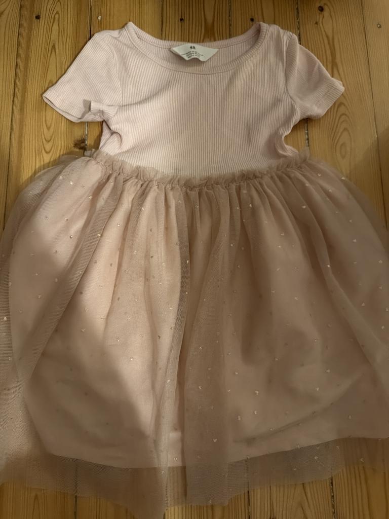 H&M lyserød kjole 98104