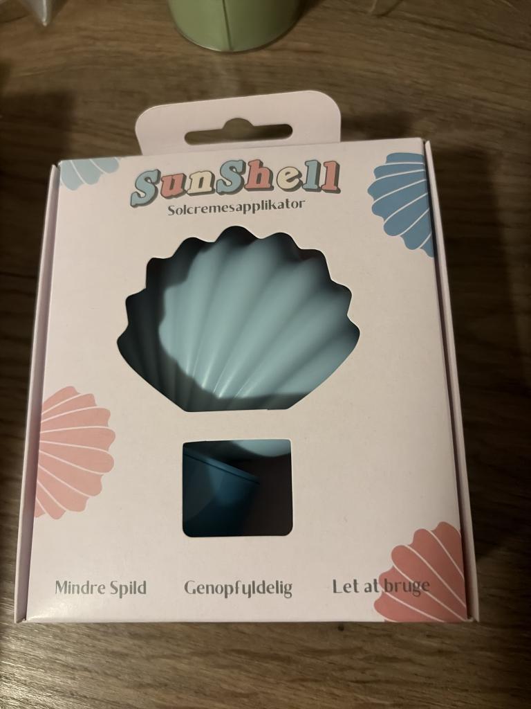 Solcreme aplikator blå