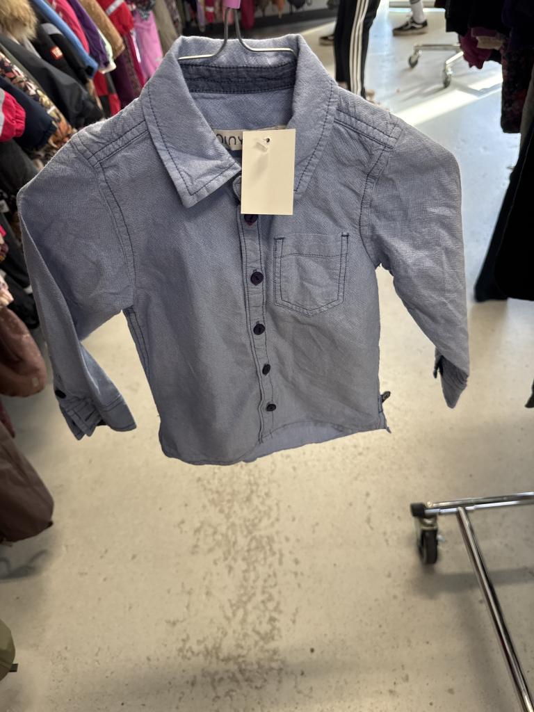 Blå skjorte Minymo 92