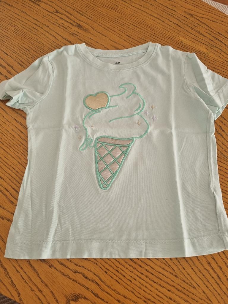 H&M grøn is t-shirt 122