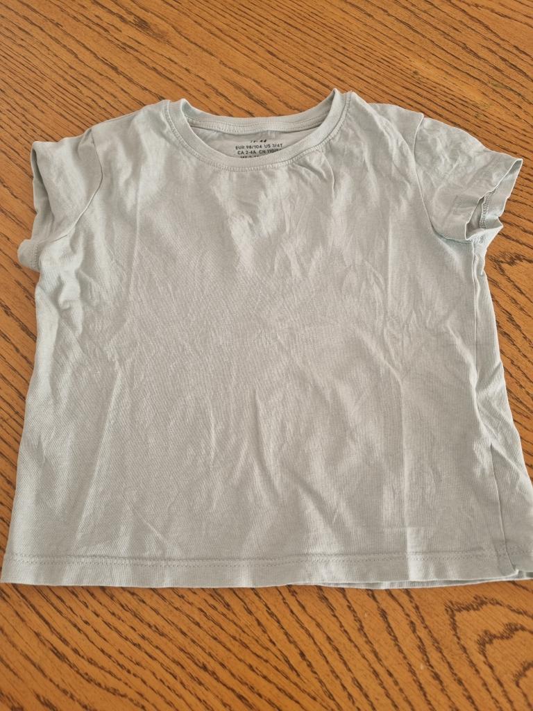 H&M grøn t-shirt 98