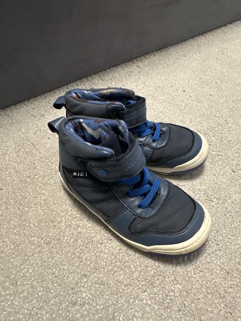 Blå børnesneakers