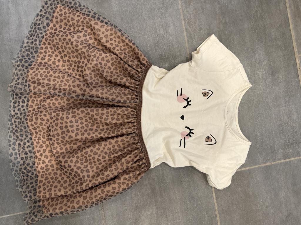 H&M kjole med kat