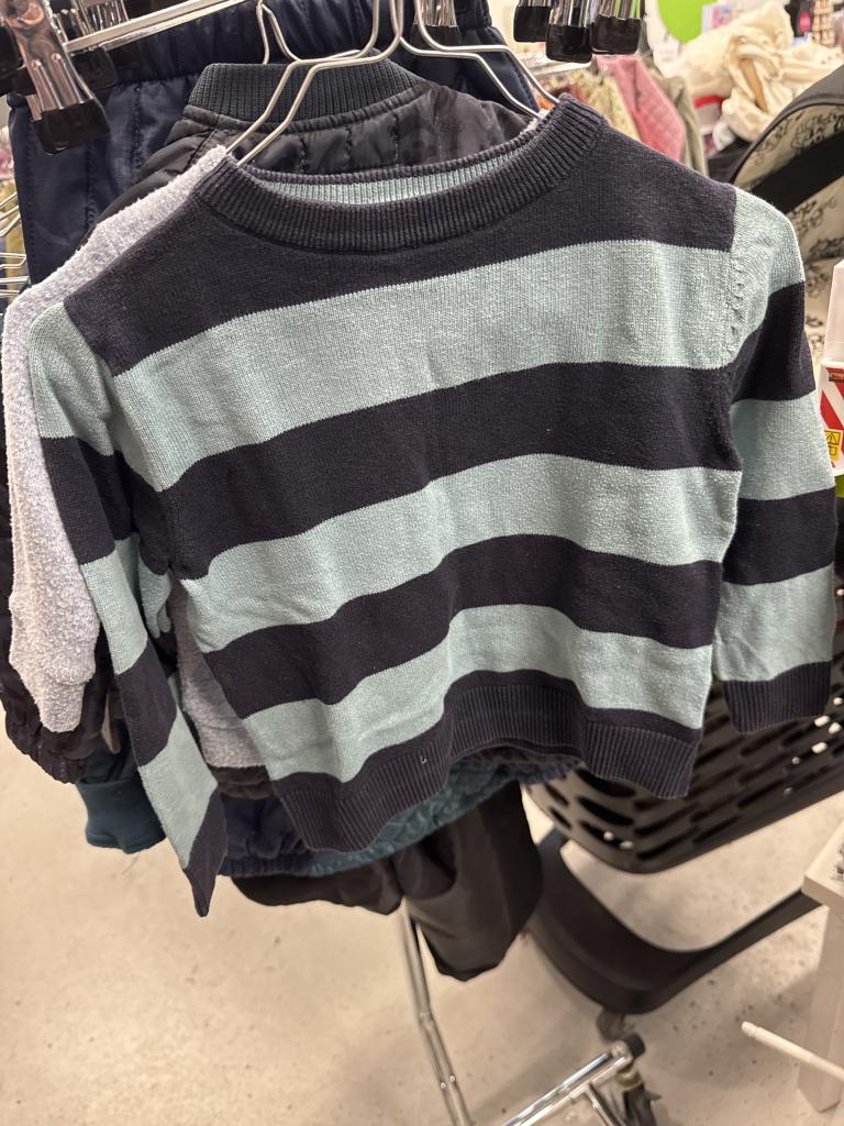 Stribet striktrøje h&M 92