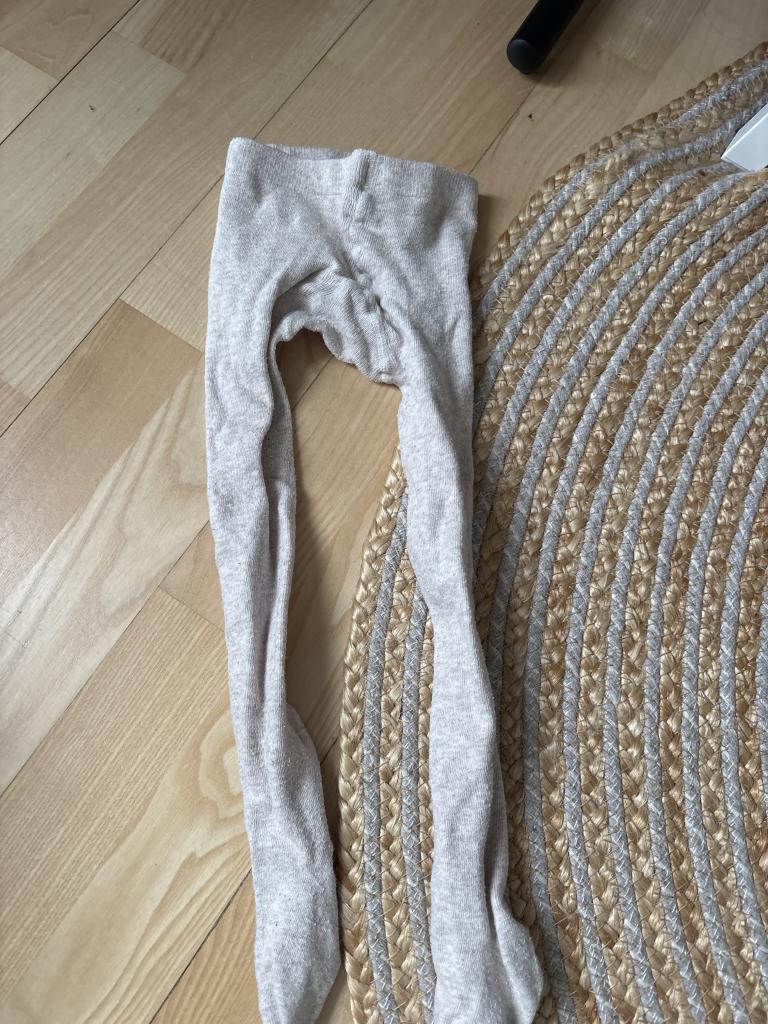 Beige strømpebukser