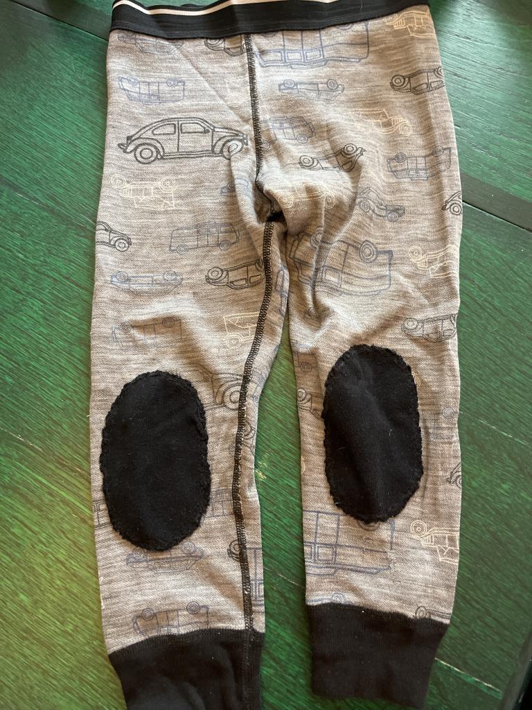 Grå mønstrede leggings
