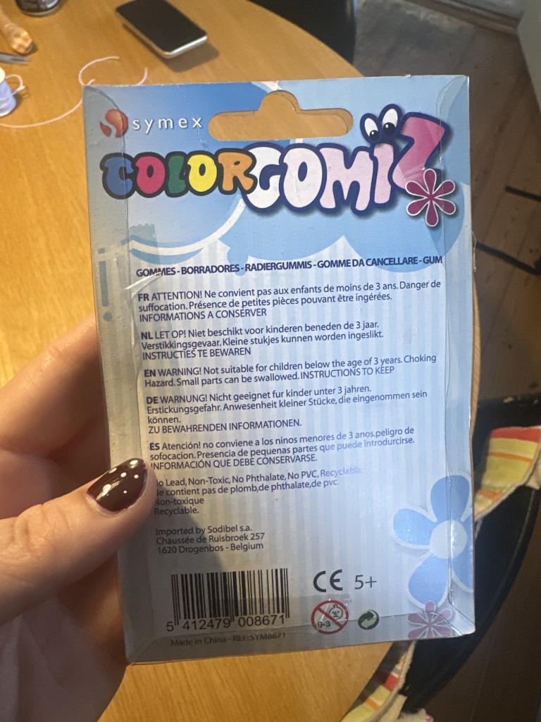 Colorgomiz viskelæder
