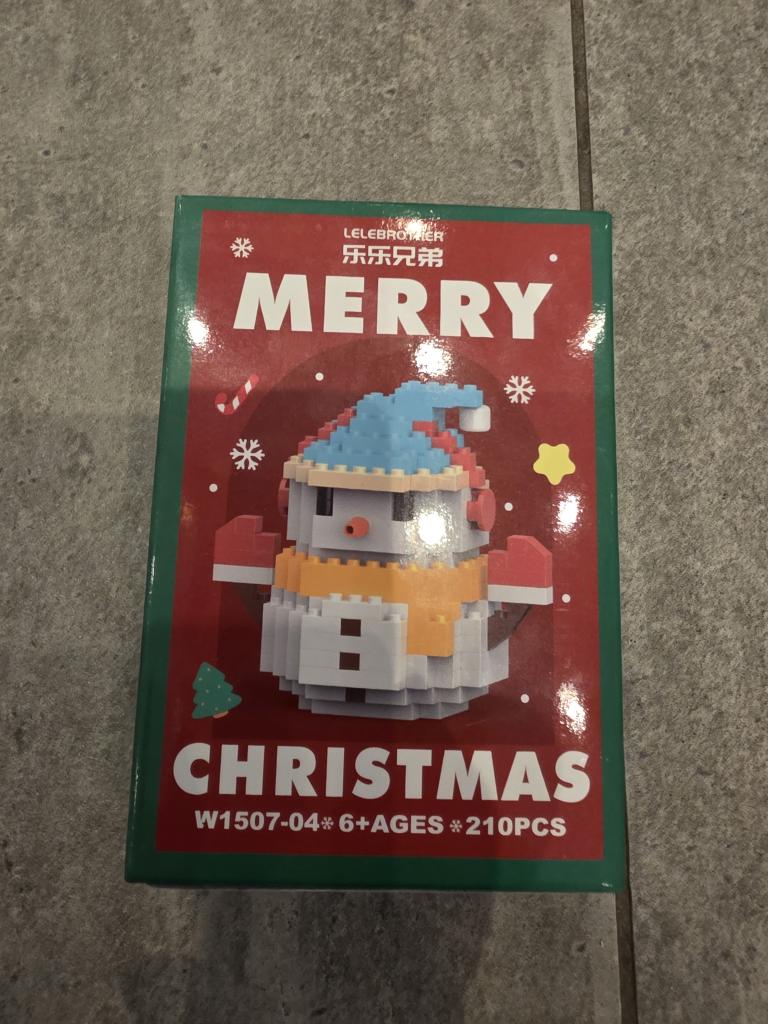Julebyggeklodser snema