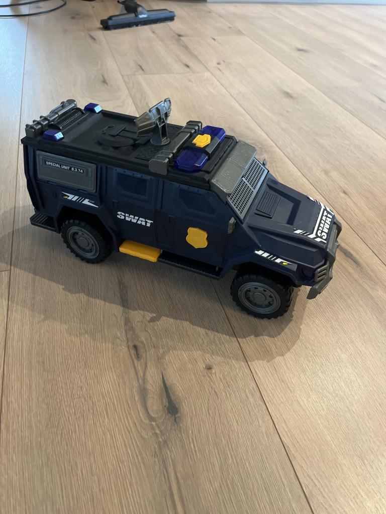 Blå SWAT politibil