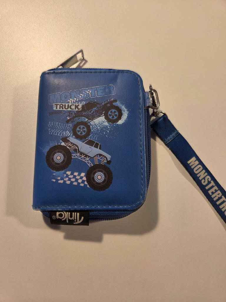 Blå Monster Truck pung
