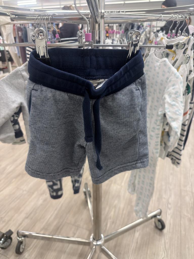 Blå shorts str. 92