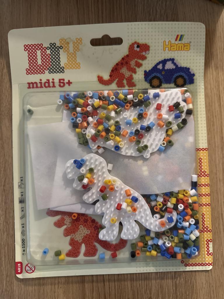 Hama perlesæt bil/dino