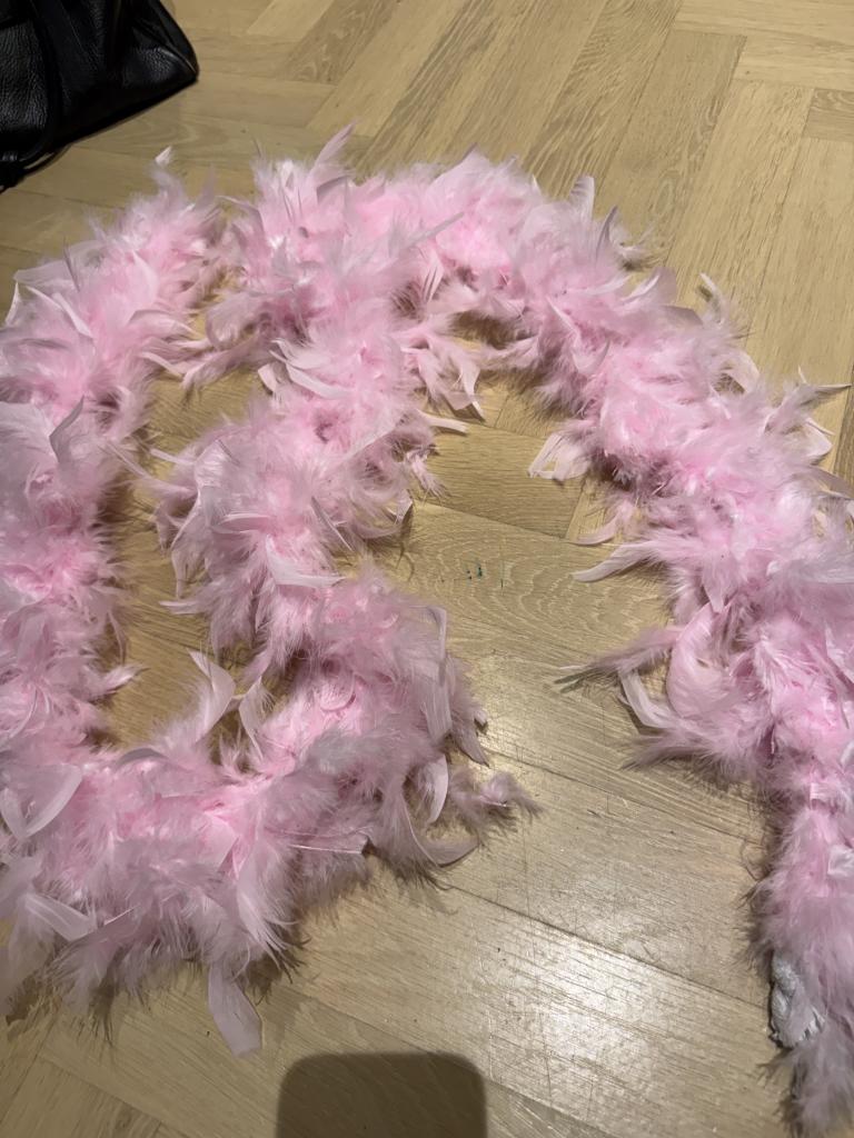 Lyserød fjerboa