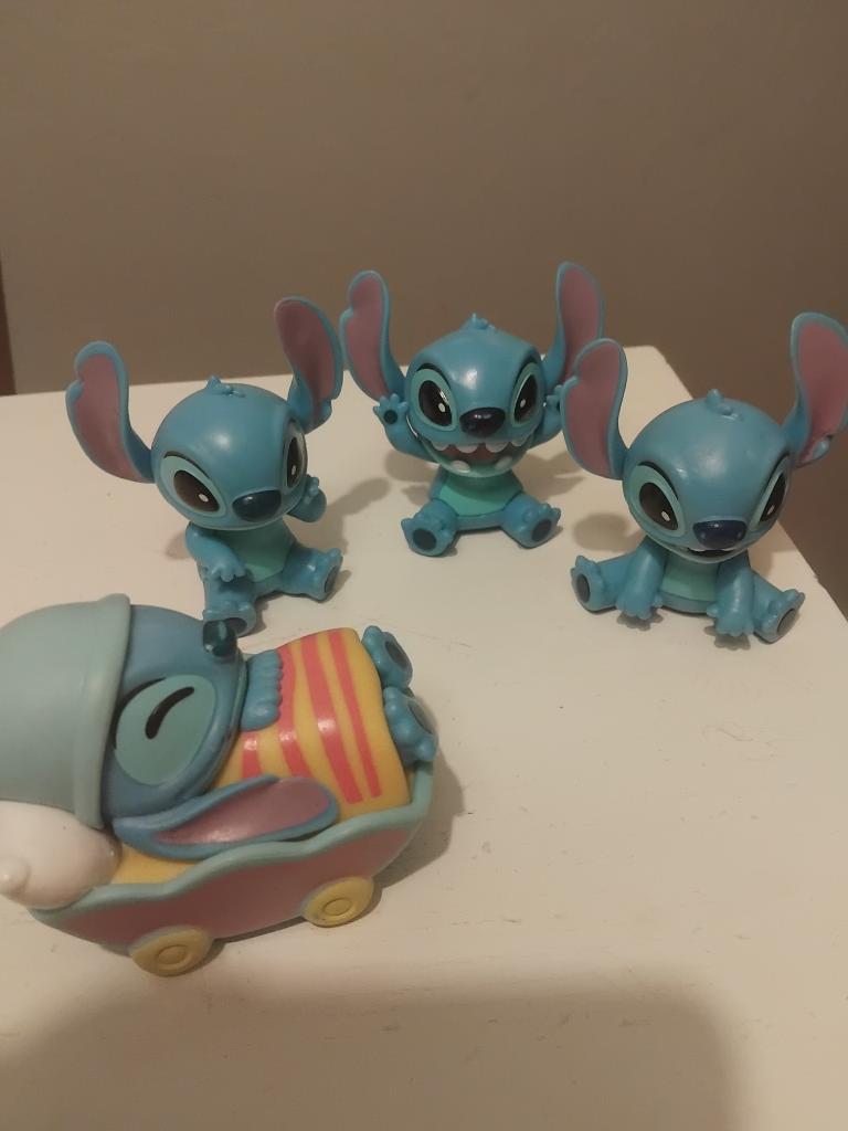 4 stk. Stitch figur