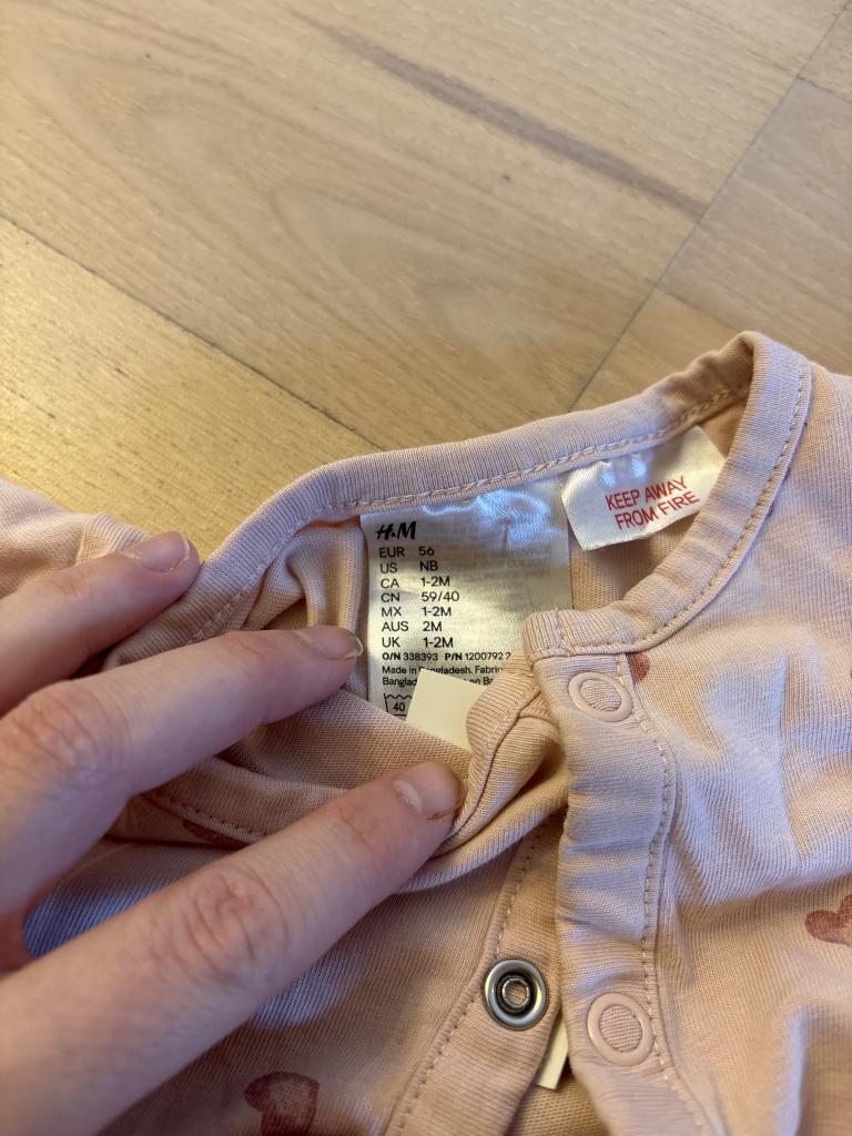 H&M heldragt m/ hjerter