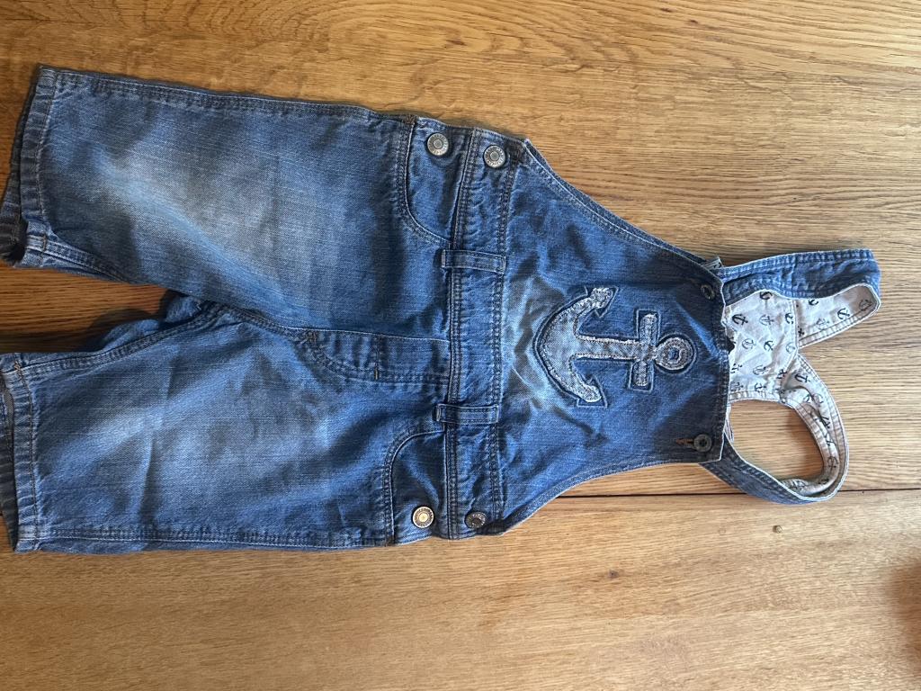 Blå denim Smækbukser