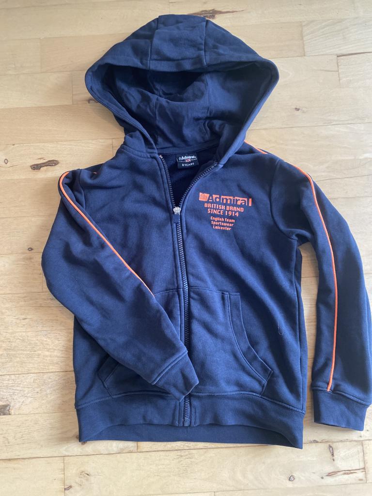 Admiral zip blå 140