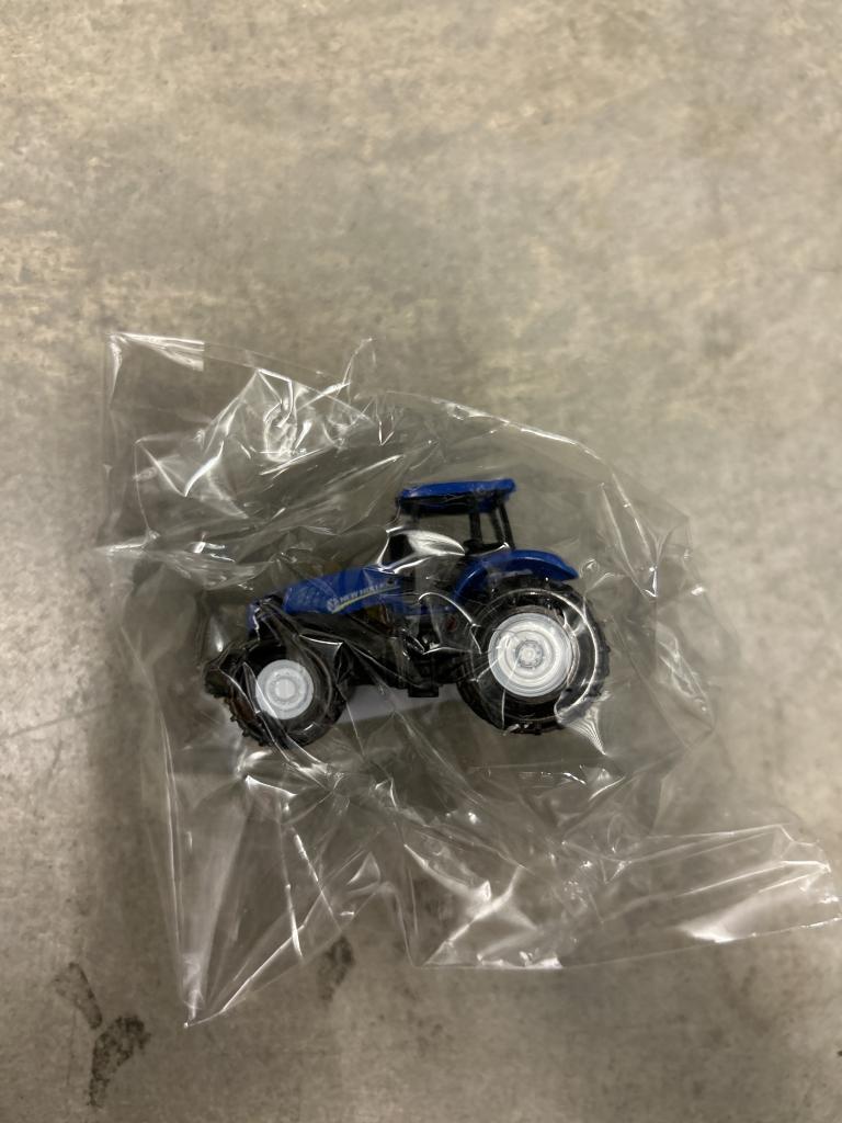Blå traktor