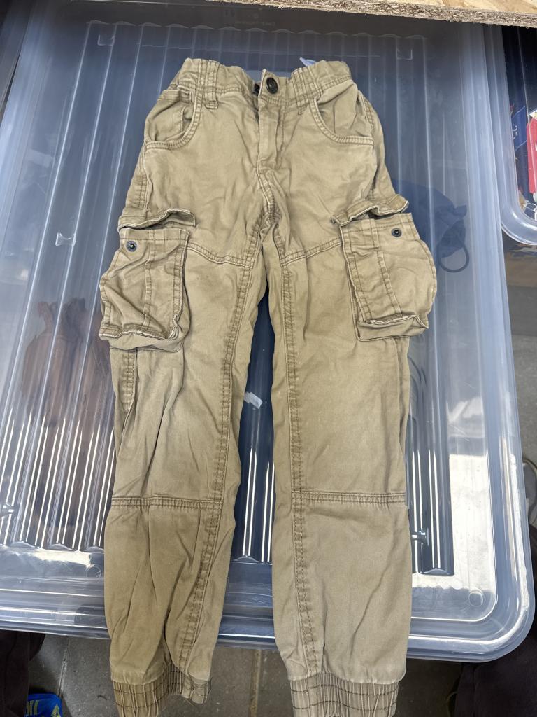 Beige cargobukser