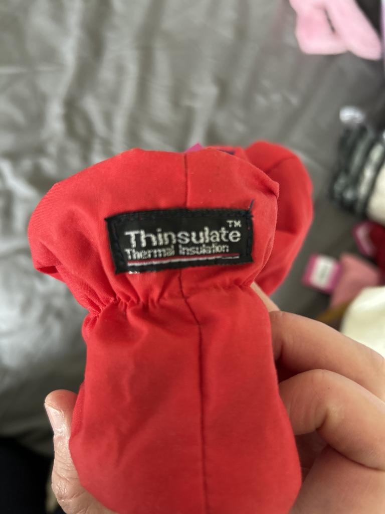 Røde Thinsulate støvler