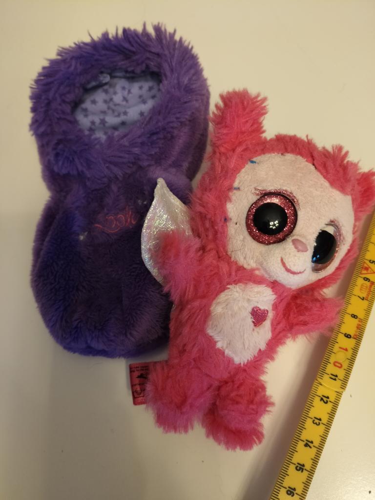 Lyserød bamse