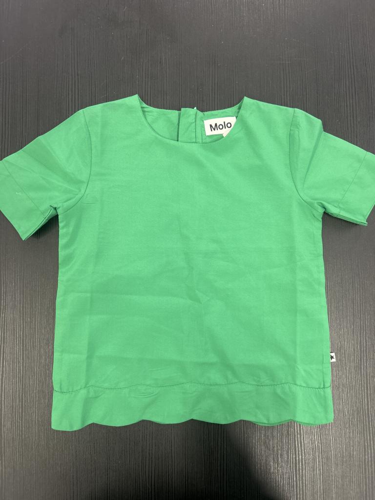 Molo bluse grøn 5/6 år