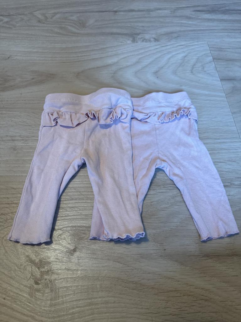 2 Lyserøde leggings